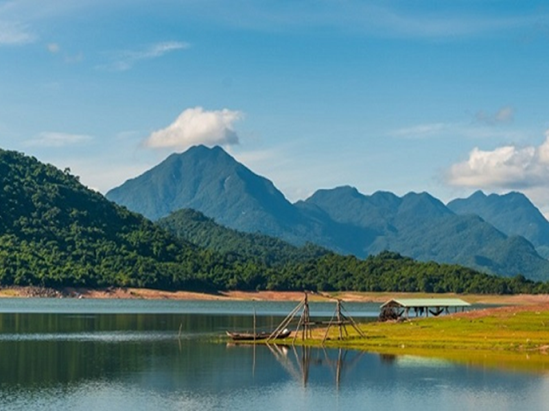 hình ảnh hồ núi cốc thái nguyên